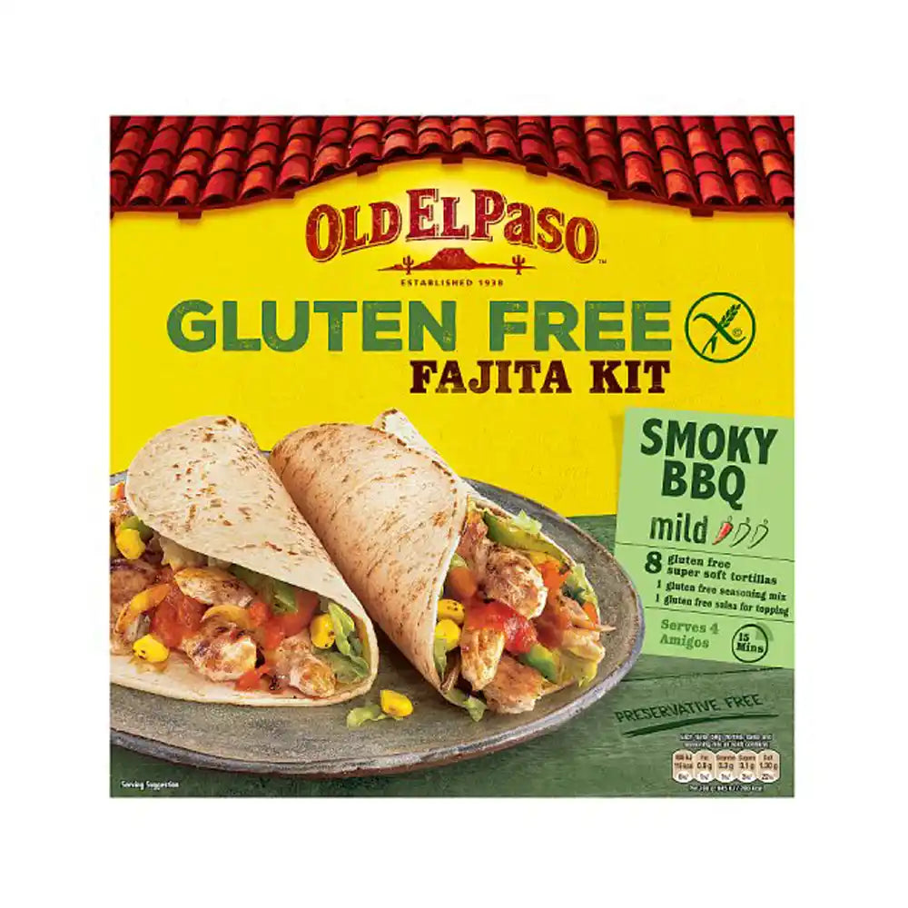 Old El Paso Fajita Kit Smoky BBQ Gluten Free 462g